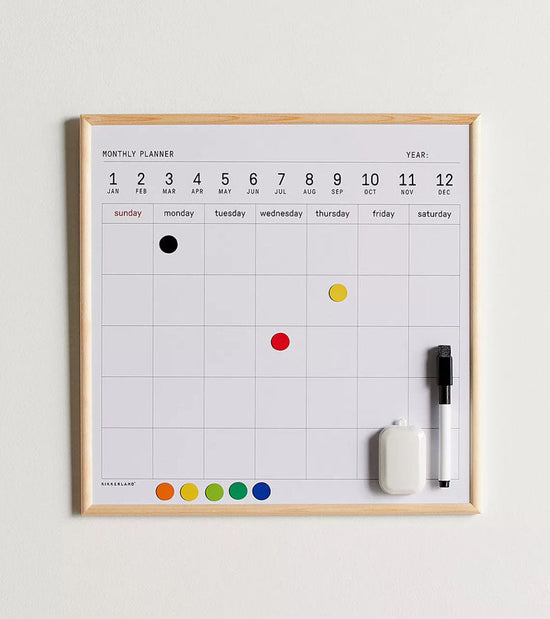 Calendario magnetico cancellabile