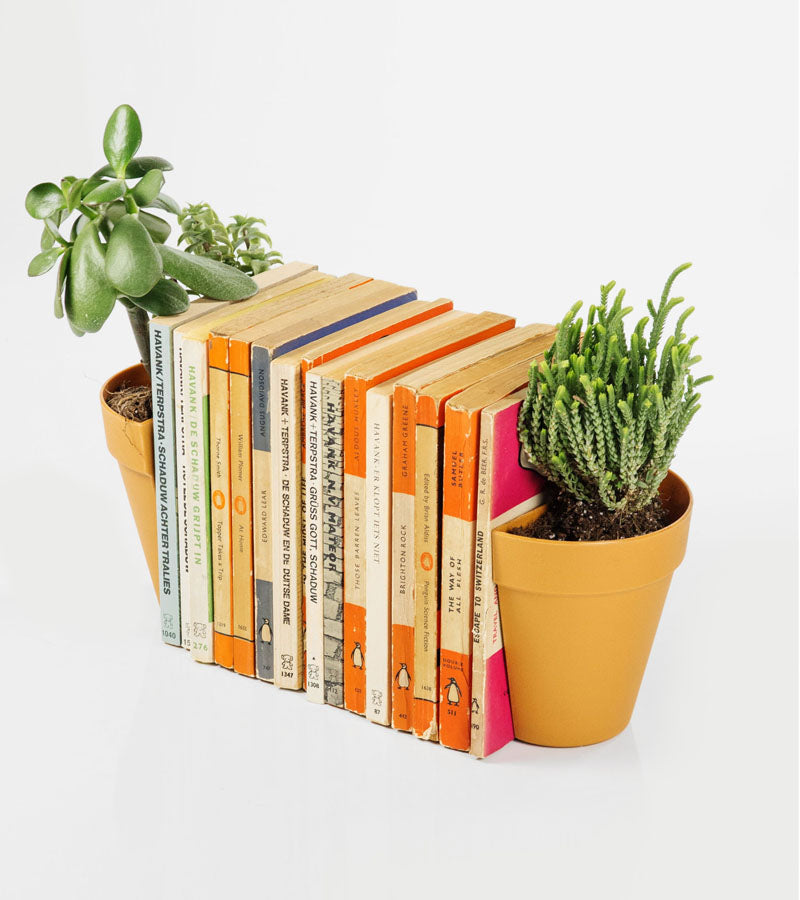 Fermalibri 2 in 1 / Vaso per piante