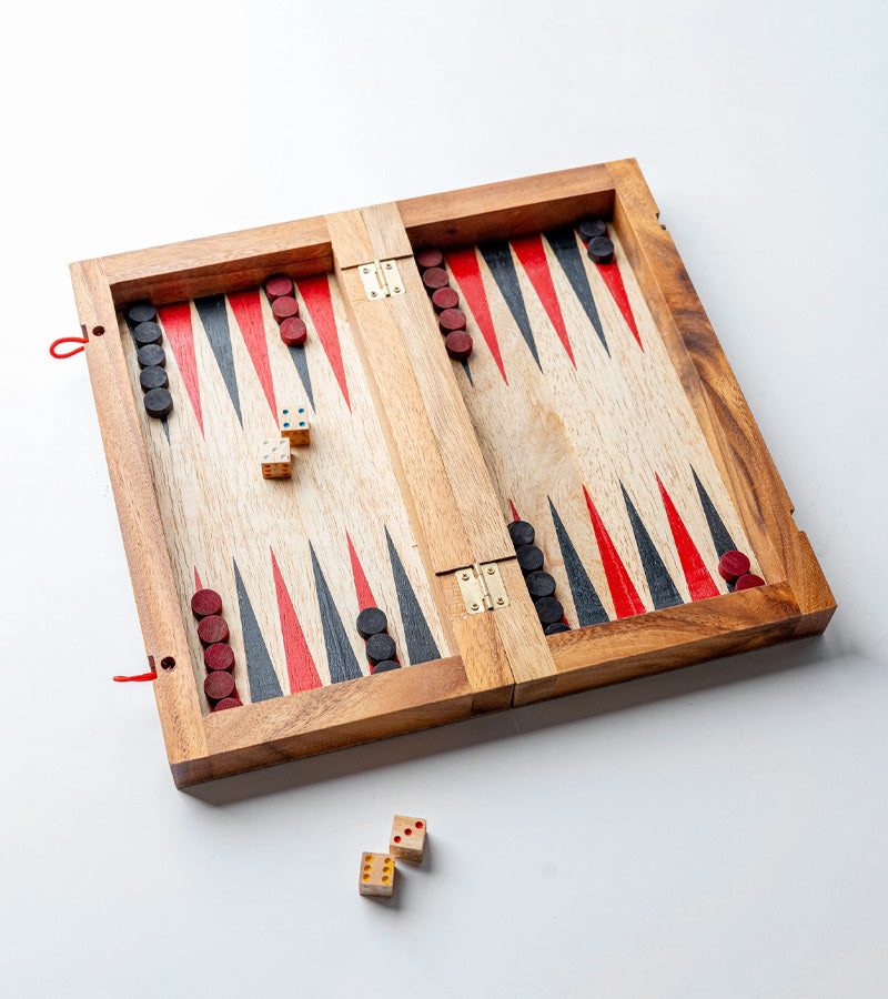 Backgammon in legno di mango
