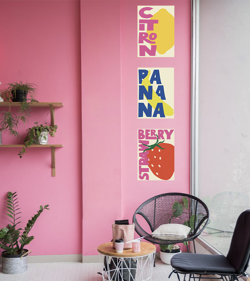 Poster A3 con fragole - Poster Inouï