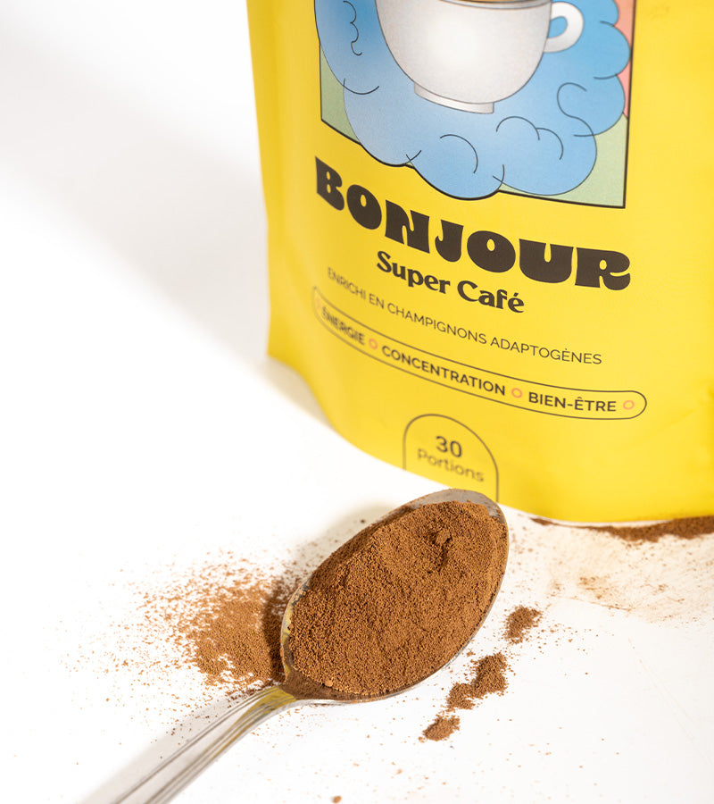 Bonjour – Il super caffè con funghi adattogeni