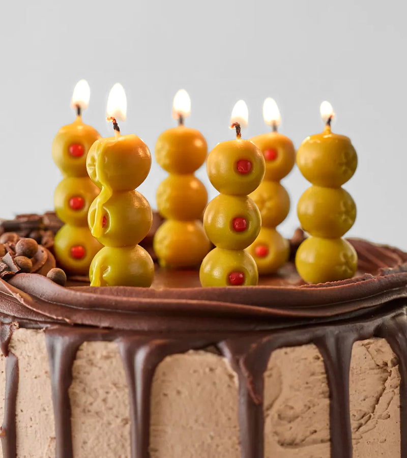 Candeline di compleanno olive