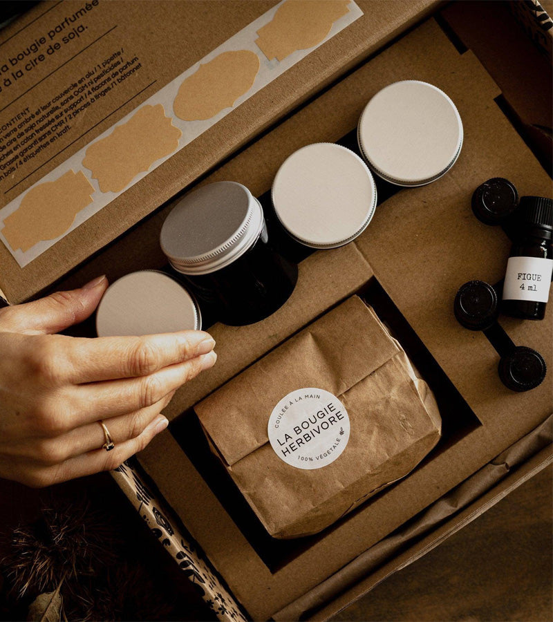 Box DIY pour fabriquer ses bougies boisées