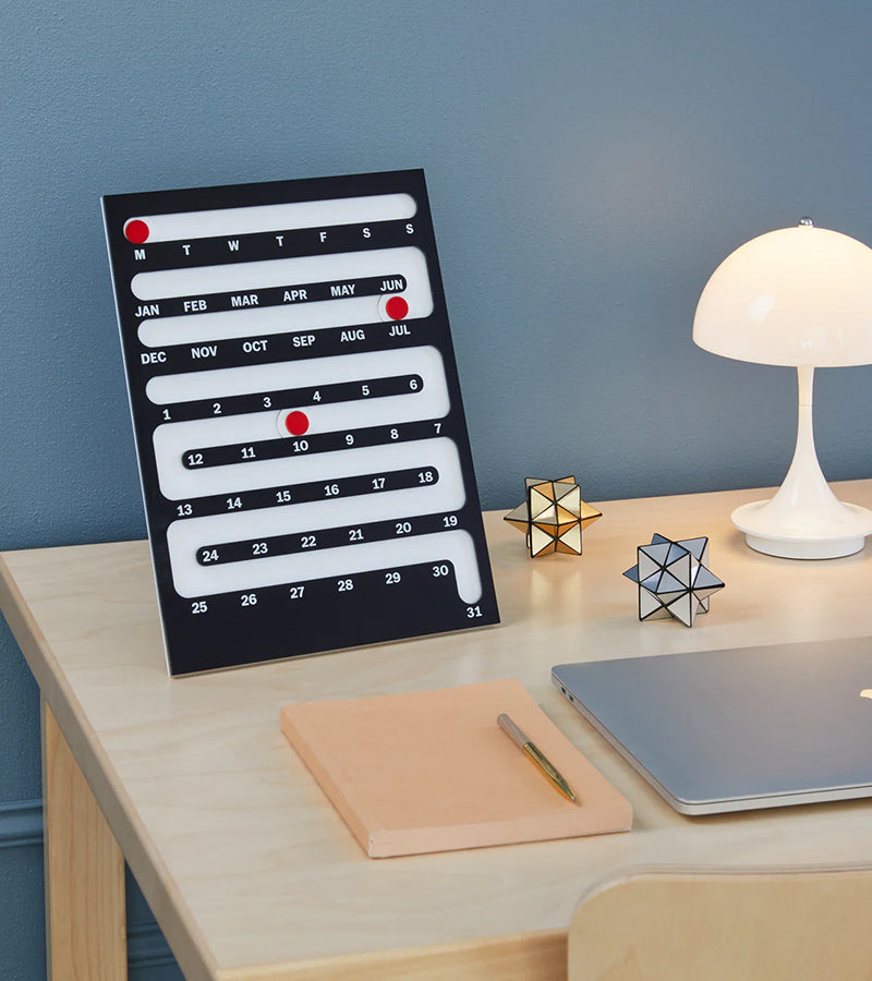 Calendrier perpétuel coulissant Mox