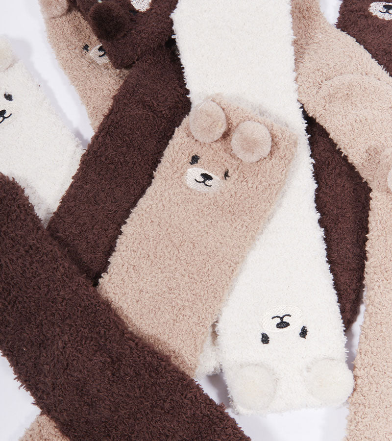 Calzini orsetto di peluche
