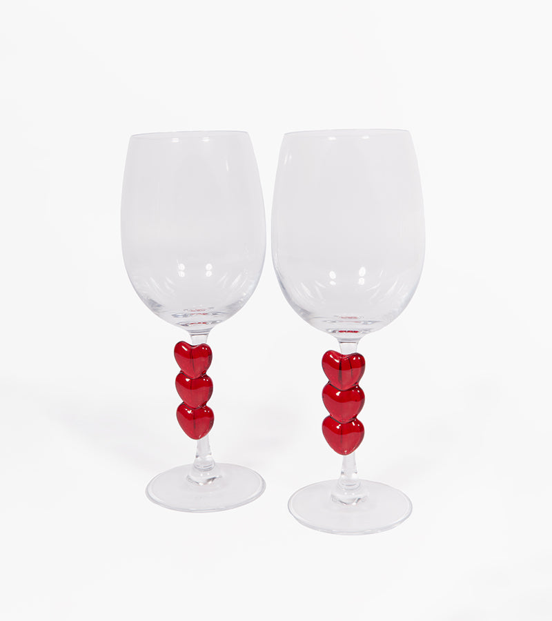 Due calici da vino love