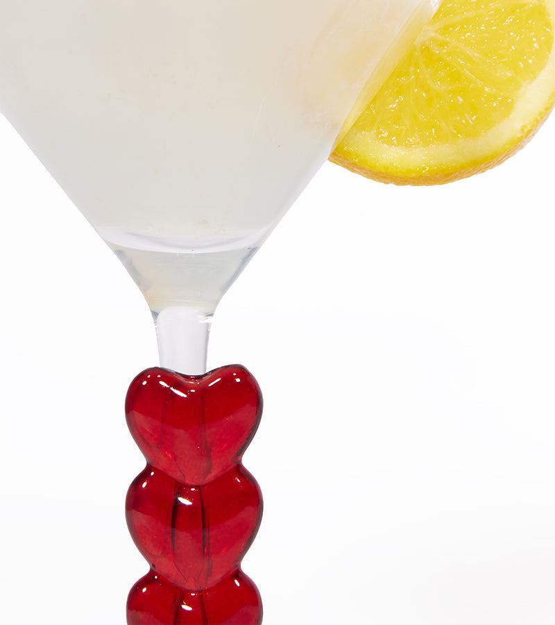 Coffret de deux verres martini love
