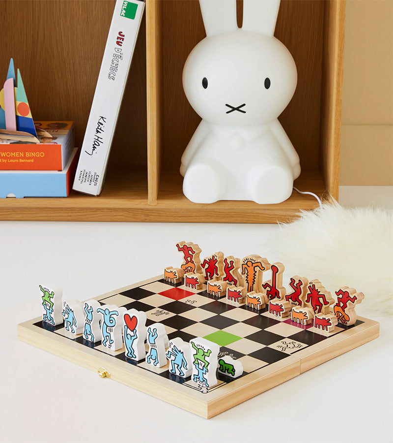 Coffret jeu d'échecs Keith Haring