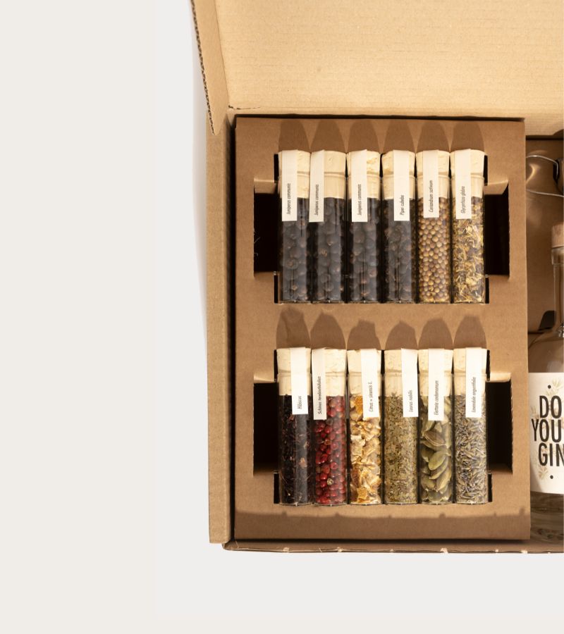 Kit per creare il gin fatto in casa