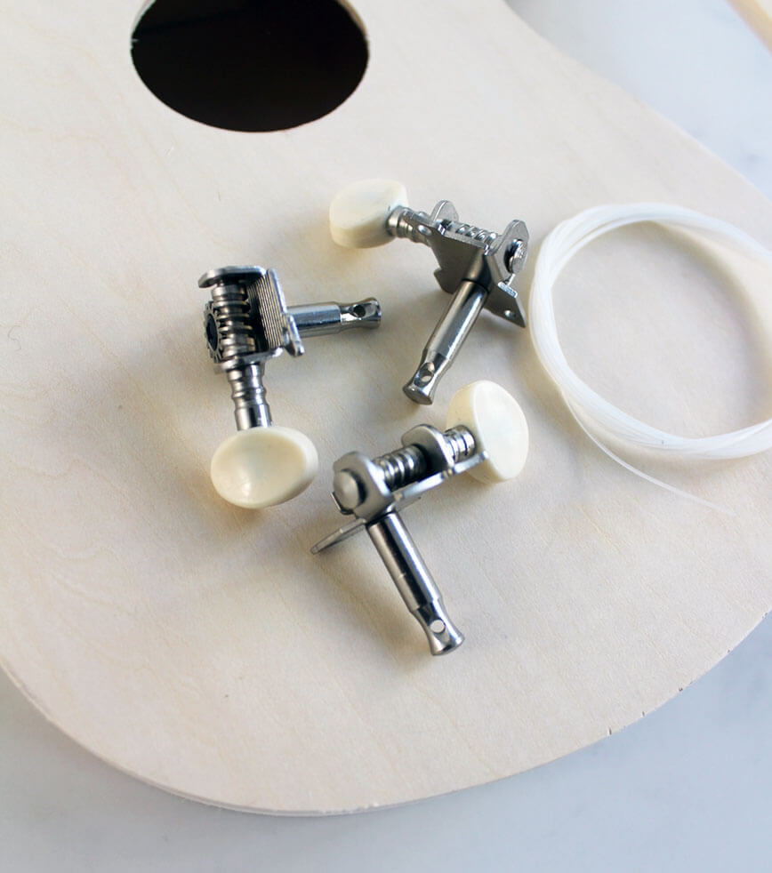 Kit per la costruzione di ukulele fai da te