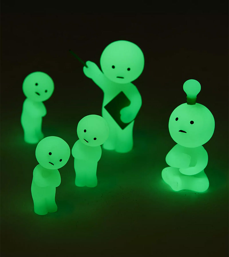 Figurine fluorescente Smiski - série Work