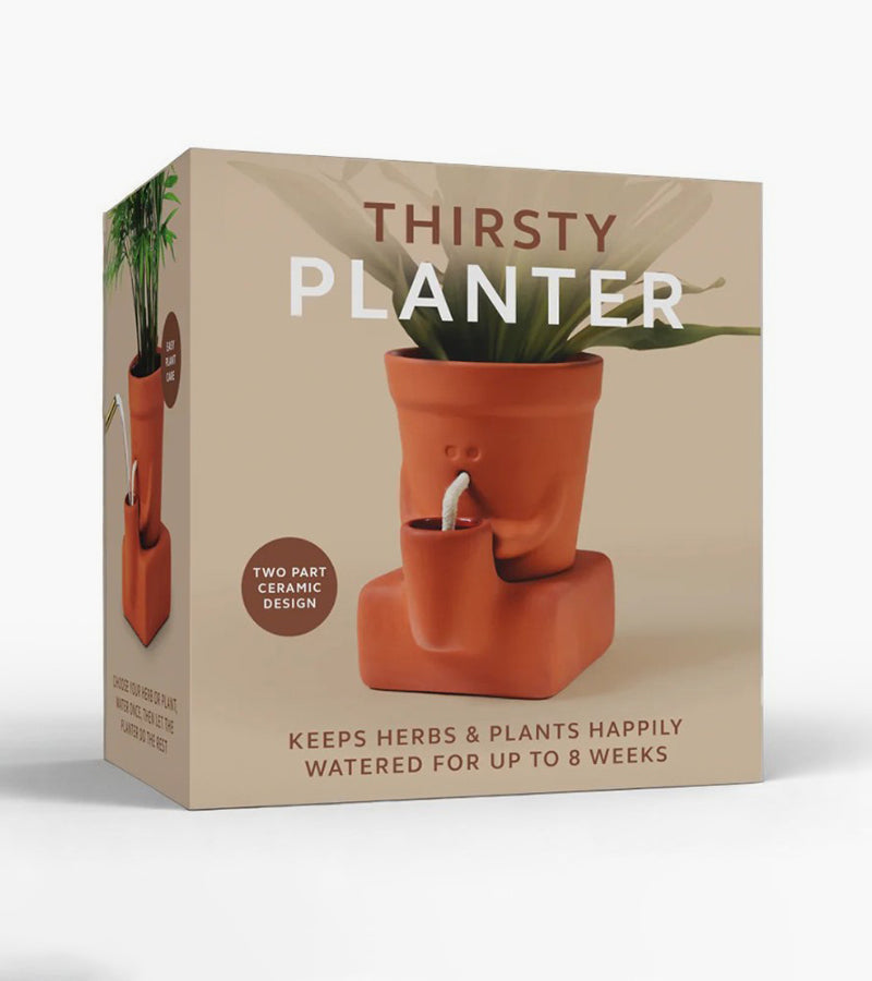 Jardinière autonome qui a soif