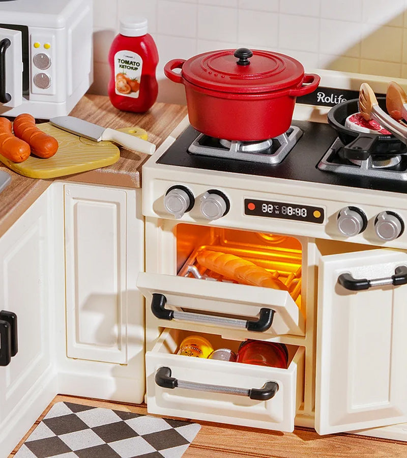 Kit cucina in miniatura fai da te - Happy Meals Kitchen