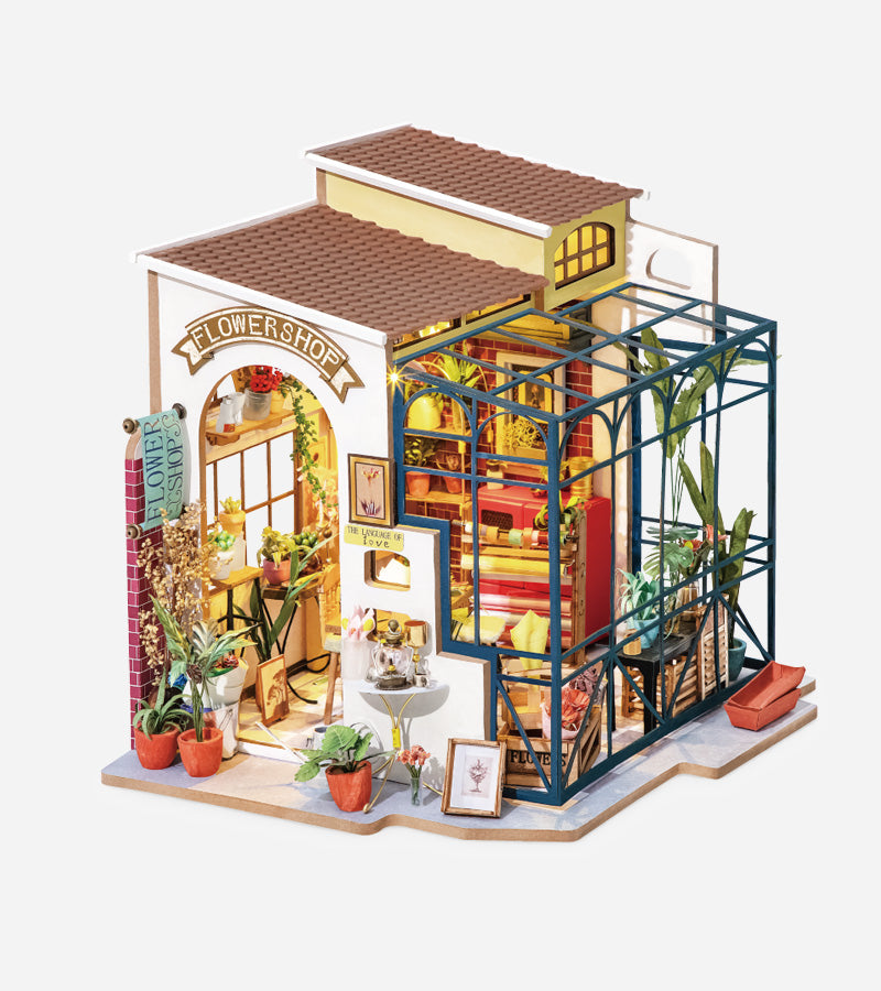 Kit fai da te Casa in miniatura - Emily's Flower Shop