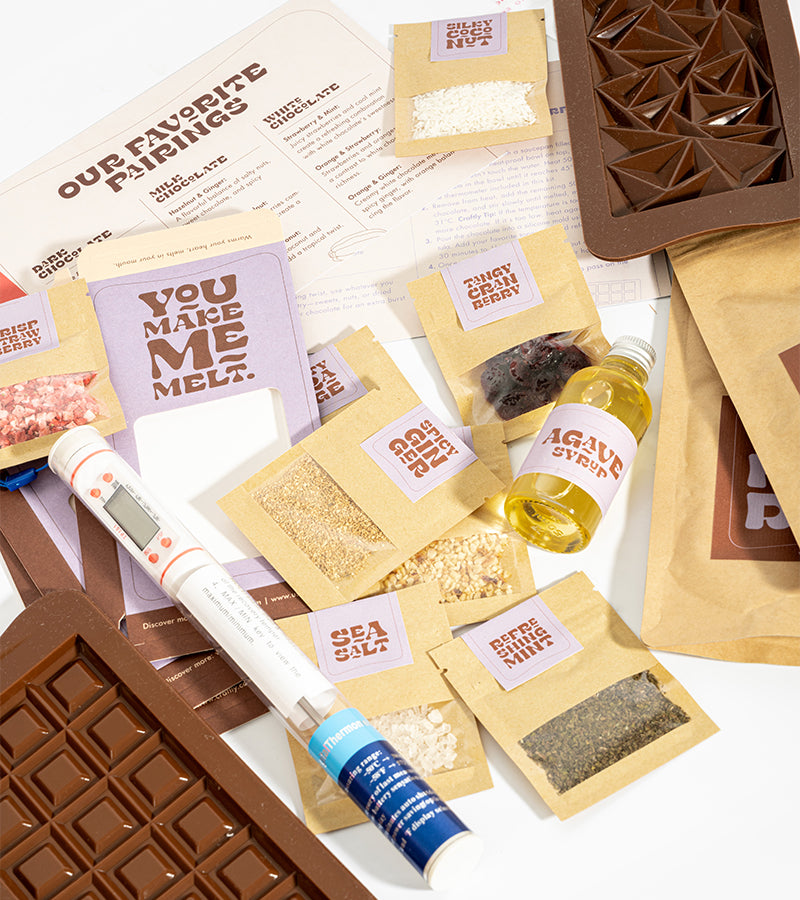 Kit fai da te per realizzare il tuo cioccolato