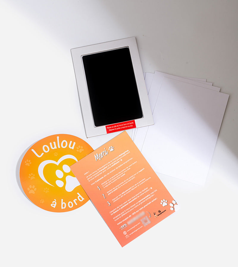 Kit d'empreintes pour chiens et chats Badogshop