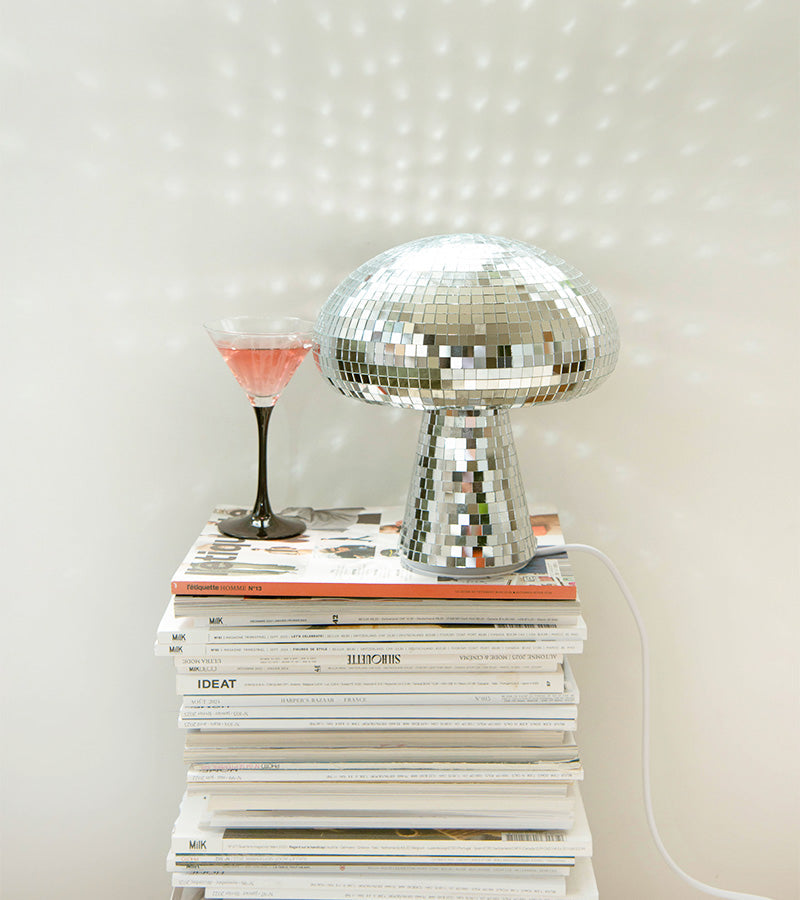 Lampe disco champignon