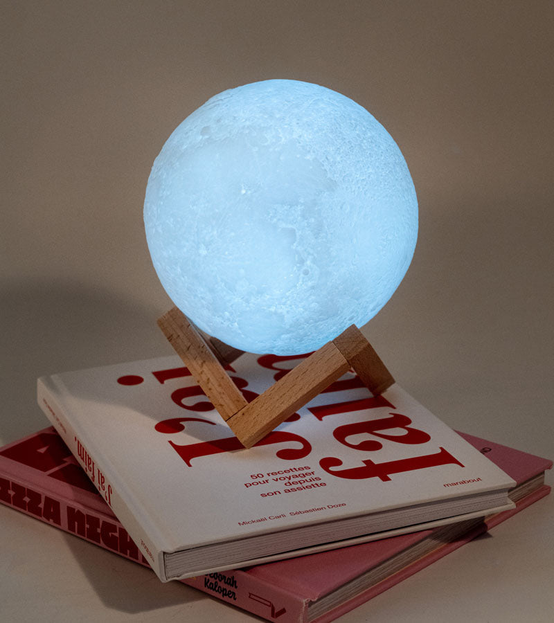Lampada luna 3d