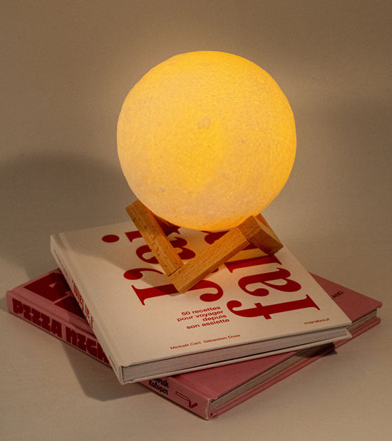 Lampada luna 3d