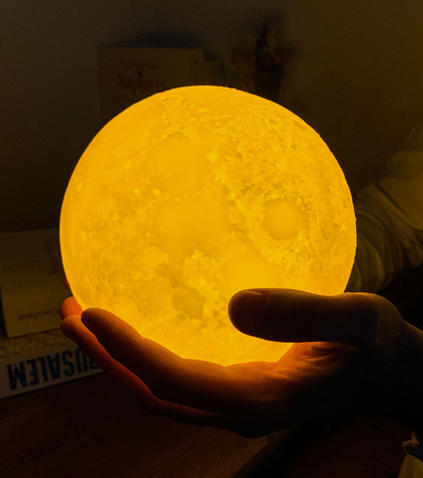 Lampada luna 3d