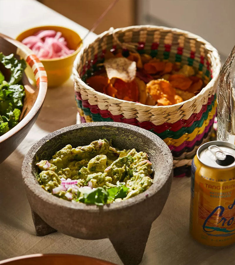 Set mortier, pilon et panier pour tortilla Verve Culture