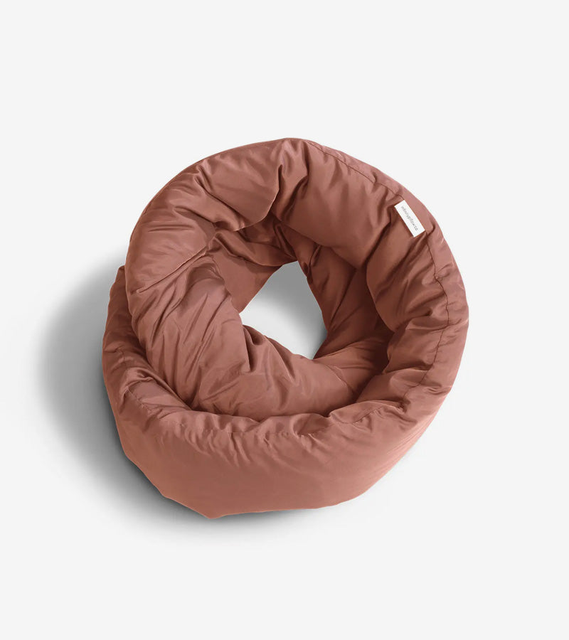 Oreiller tour de cou Infinity Pillow Terracotta Infinity Pillow