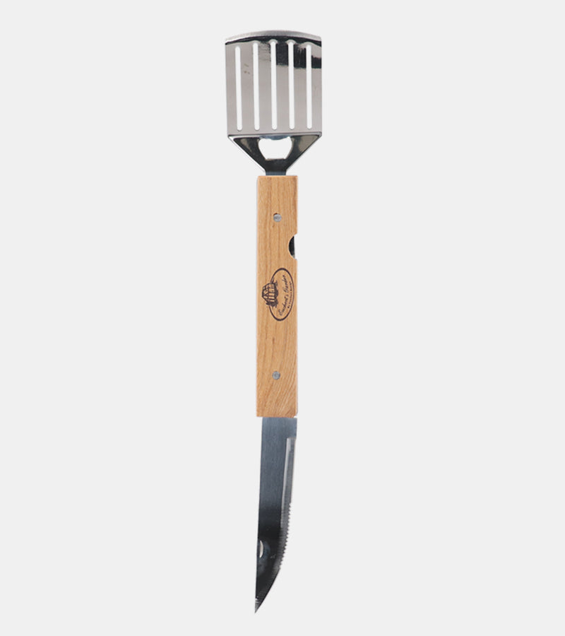 Ustensile pour barbecue 4 en 1 pliable