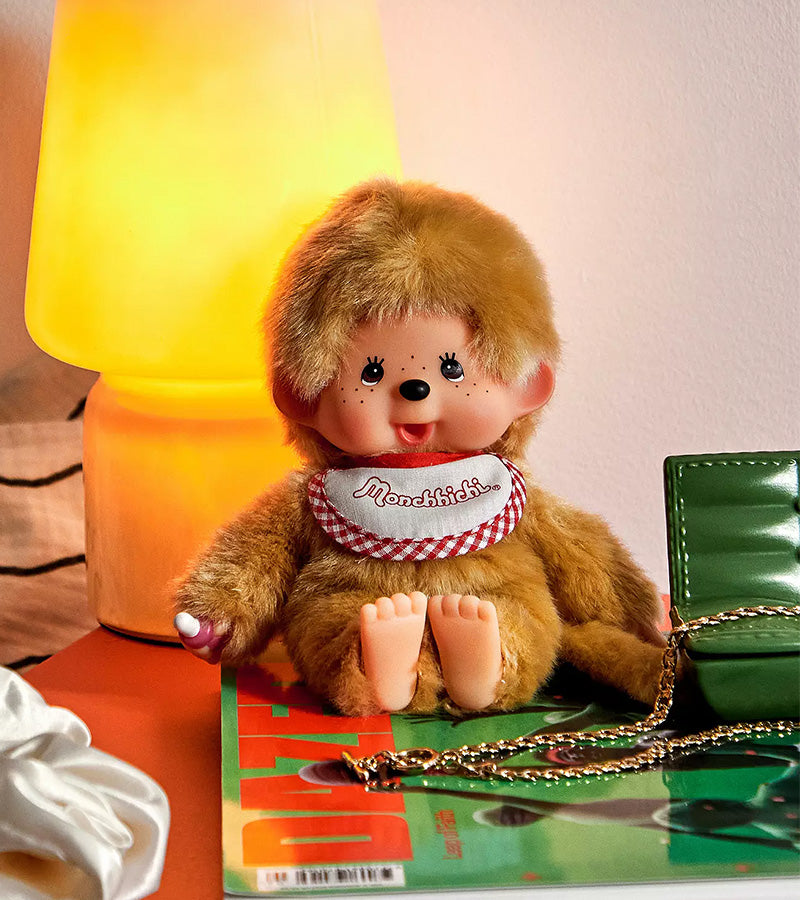 Peluche Monchhichi Kiki - Beige Boy