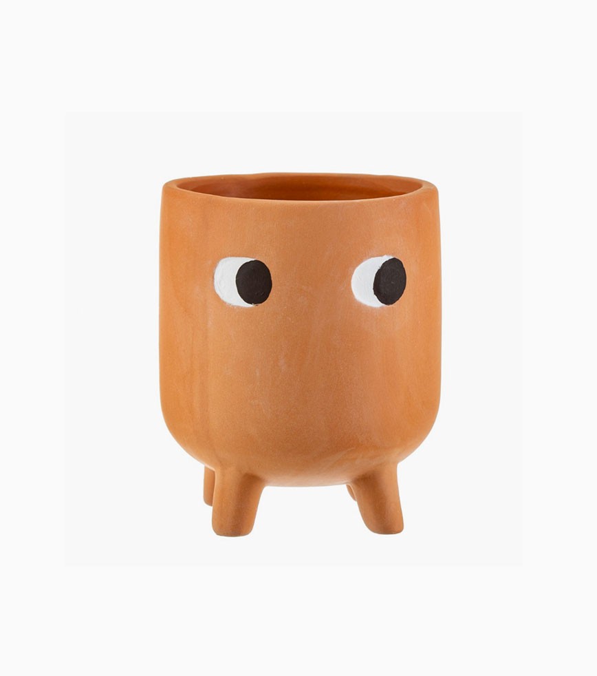 Piccolo vaso di fiori in terracotta
