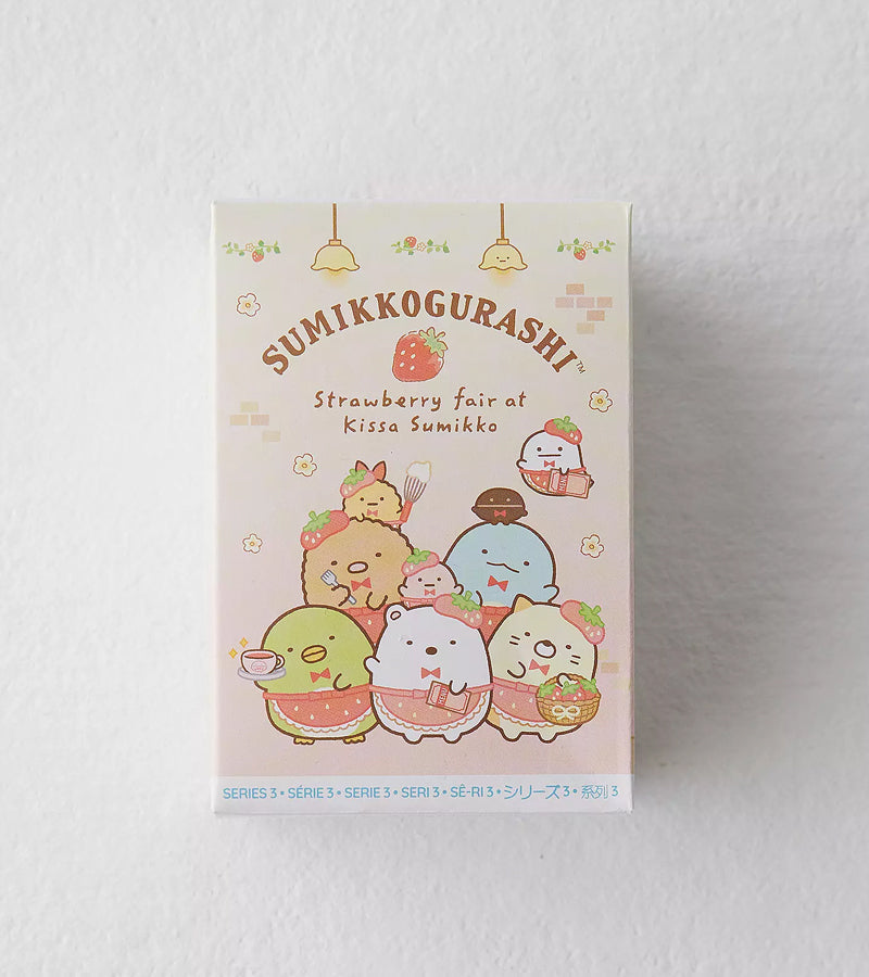 Portachiavi con fragola Sumikko Gurashi - Blind box