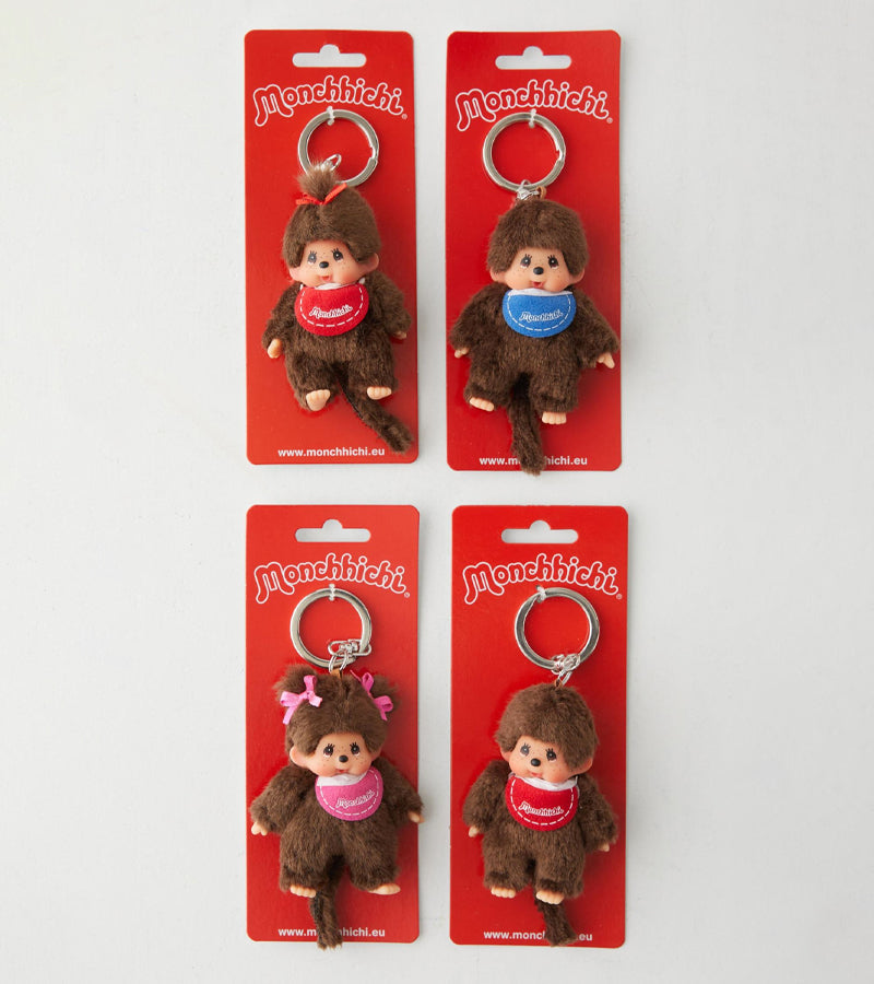 Portachiavi classico Monchhichi Kiki - Modello a sorpresa