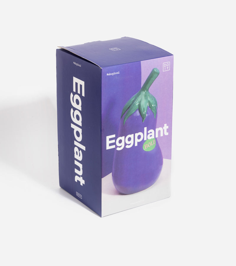 Pot à ustensiles aubergine DOIY