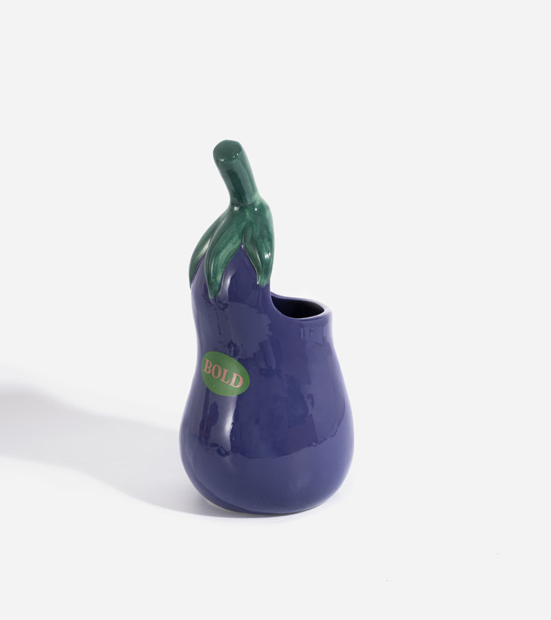 Contenitore per utensili color melanzana