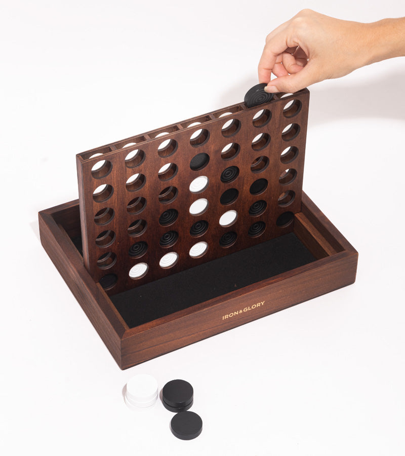 Gioco 4 di fila in legno