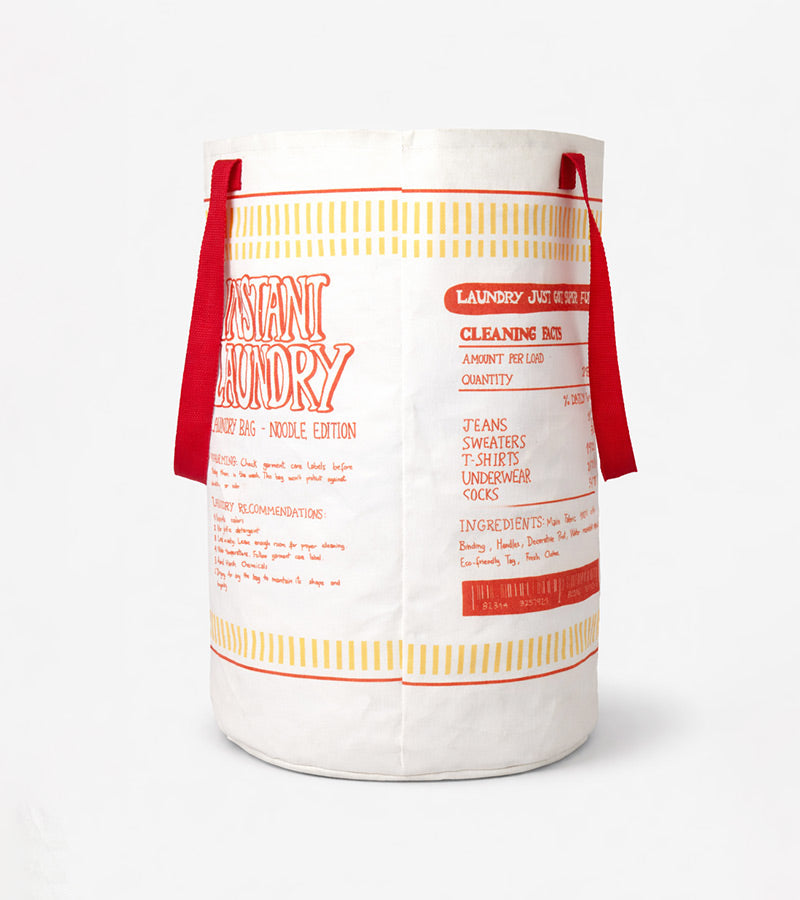Sacco cesto per il bucato stile noodles istantanei
