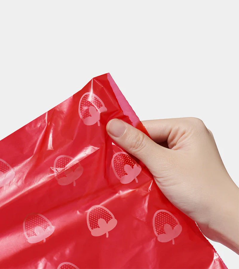 Sacchetti per escrementi di fragola