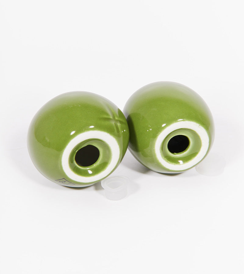 Salière et poivrière olive