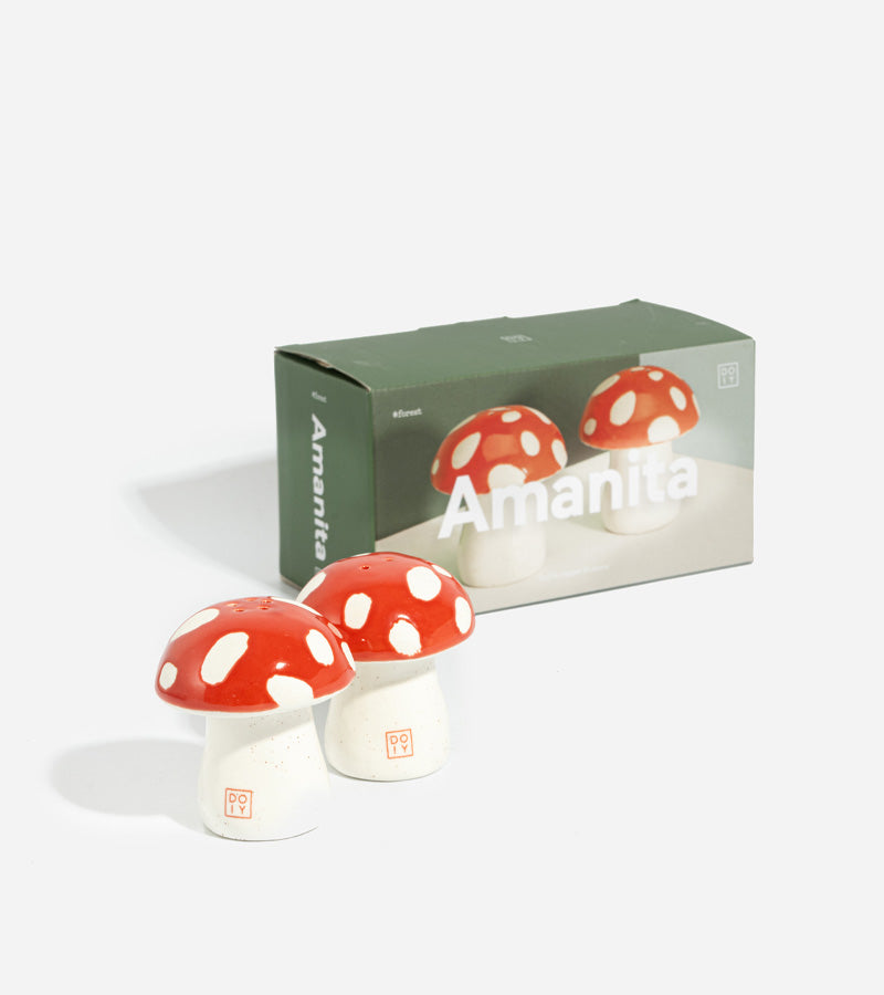 Saliera e pepiera ai funghi