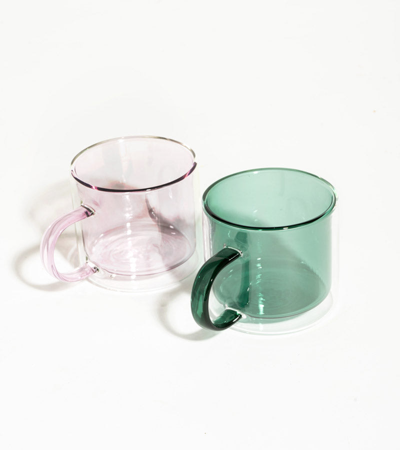 Set di 2 tazze a doppia parete