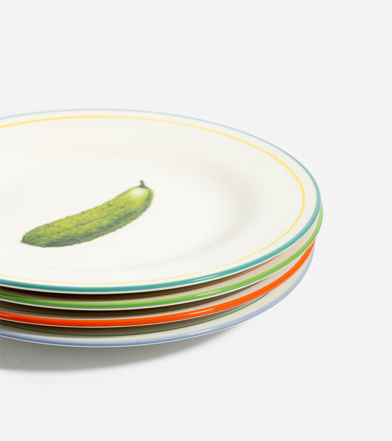 Set de 4 assiettes creuses légumes Klevering