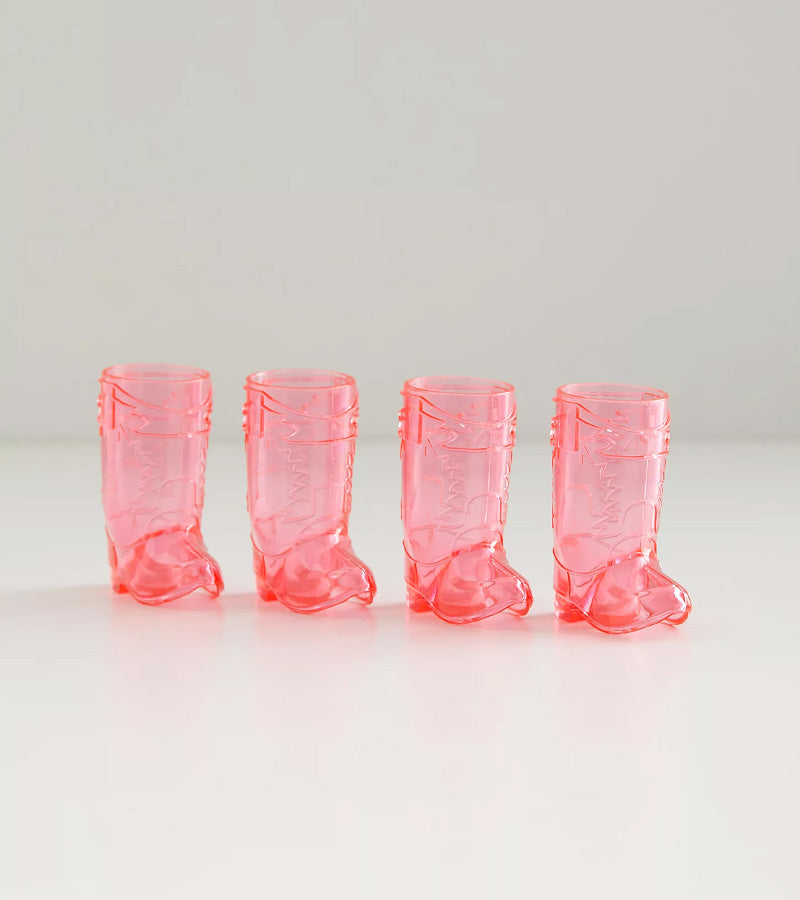 Set di 4 bicchierini - Stivali da cowboy
