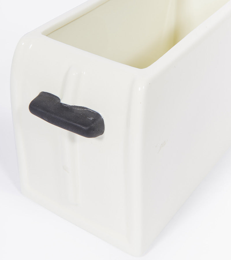 Tostapane portaoggetti in ceramica