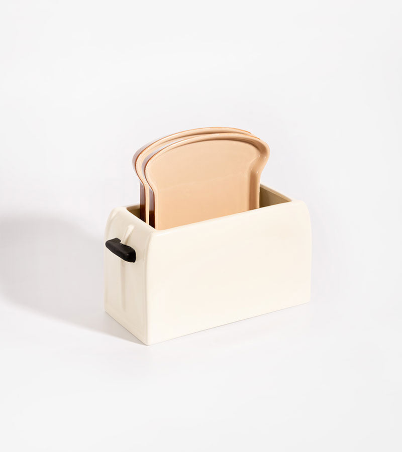 Set di due piatti per toast