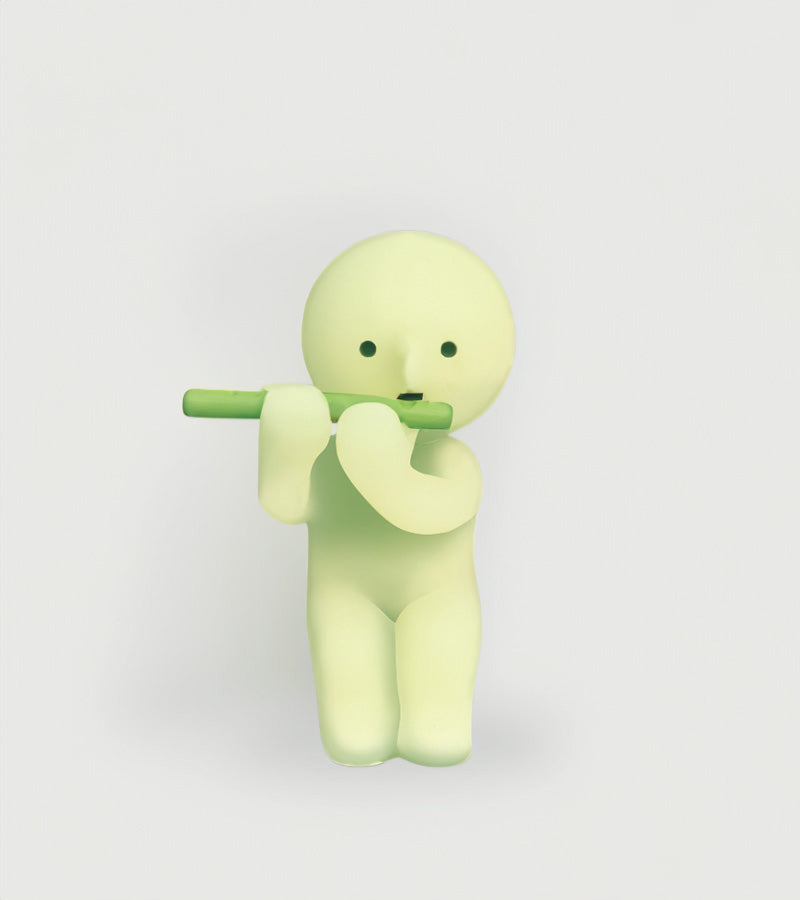 Figurine fluorescente Smiski - série Living