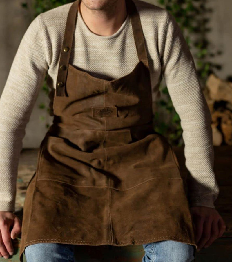 Tablier BBQ en cuir