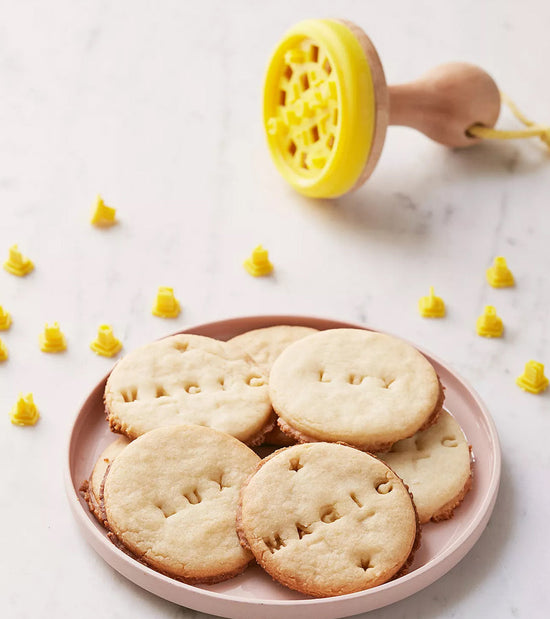 Timbro per biscotti con lettere intercambiabili