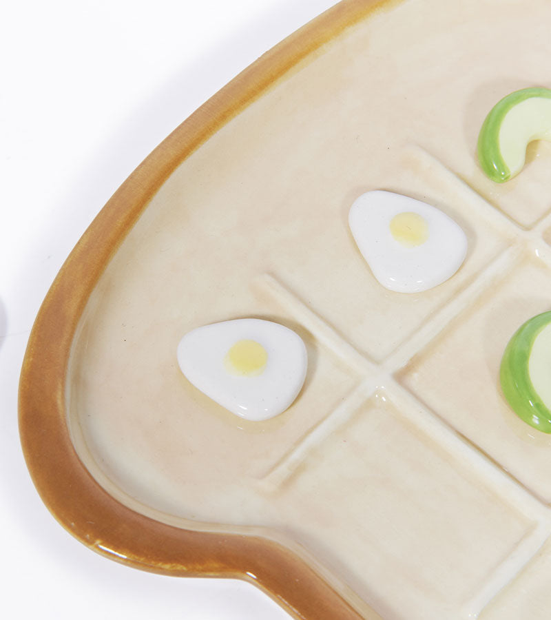 Gioco del Tris - Avocado e uova