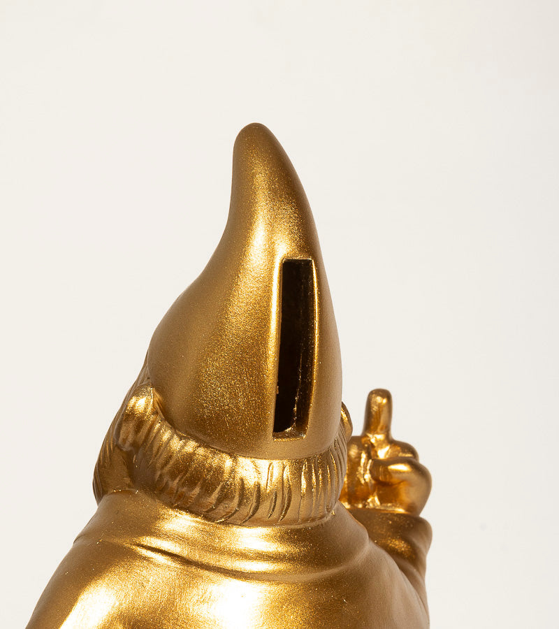 Tirelire Gnome doré