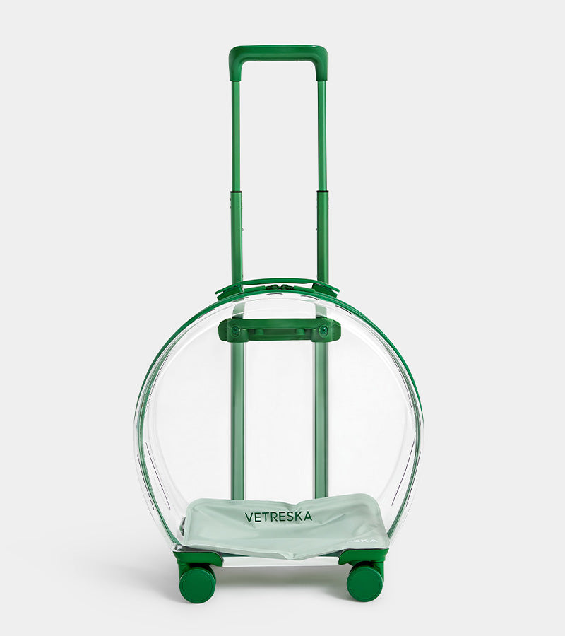 Valise Bubble pour animaux - Vert Vetreska