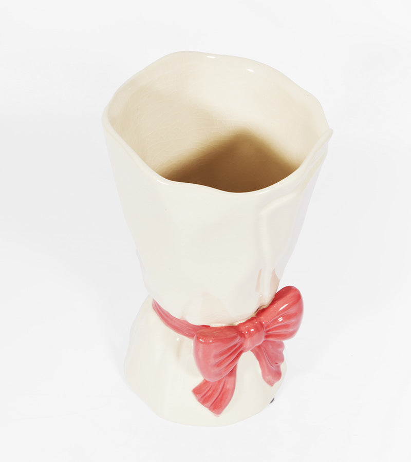 Vaso Bouquet con fiocco
